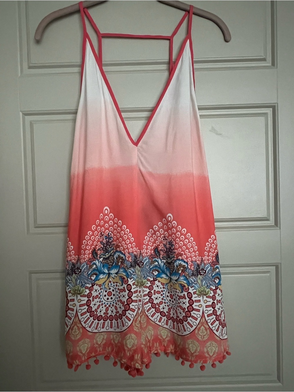 Paradisco NWT Multicolor Romper 6/XS Vacation Summer Beach Coverup